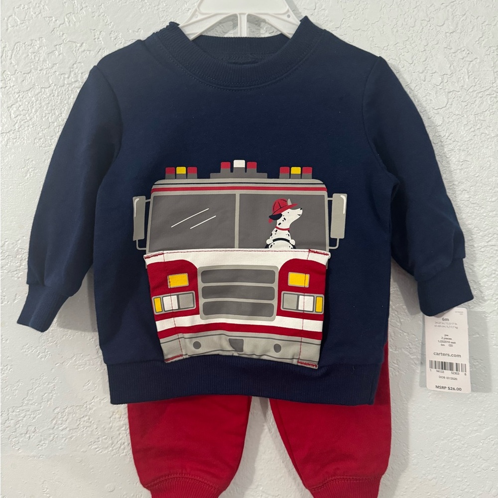 Nwt carters boy 2 piece set 6m